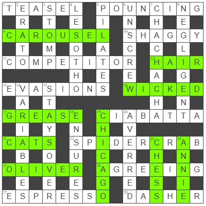 picture of the completed grid