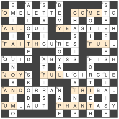 picture of the completed grid