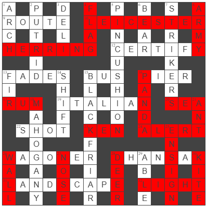 picture of the completed grid