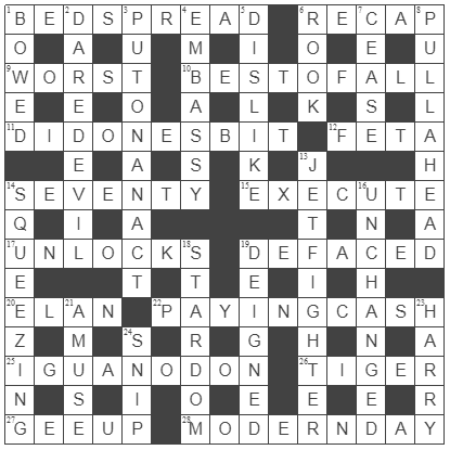 picture of the completed grid