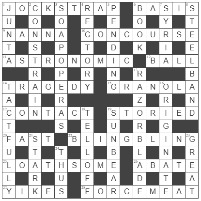 picture of the completed grid
