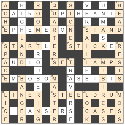 picture of the completed grid