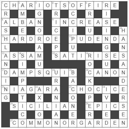 picture of the completed grid