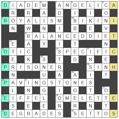 picture of the completed grid