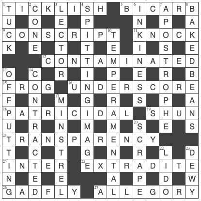 picture of the completed grid