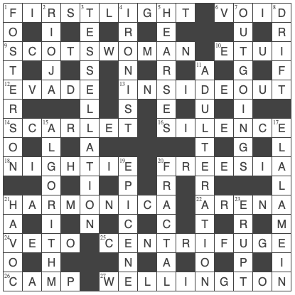 picture of the completed grid