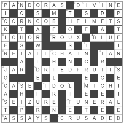 picture of the completed grid