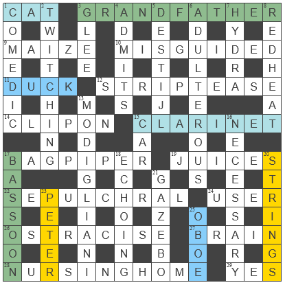 picture of the completed grid