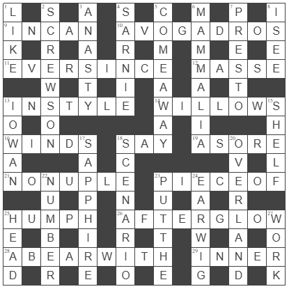 picture of the completed grid