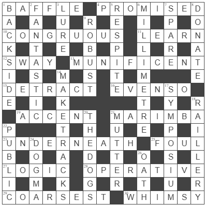 picture of the completed grid