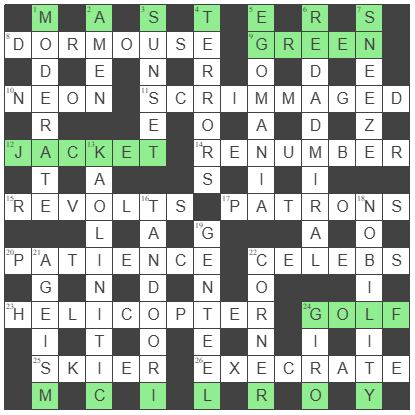 picture of the completed grid