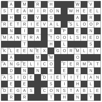 picture of the completed grid